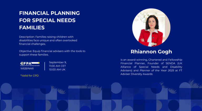 Webinar “Planowanie finansowe dla rodzin osób z niepełnosprawnościami”